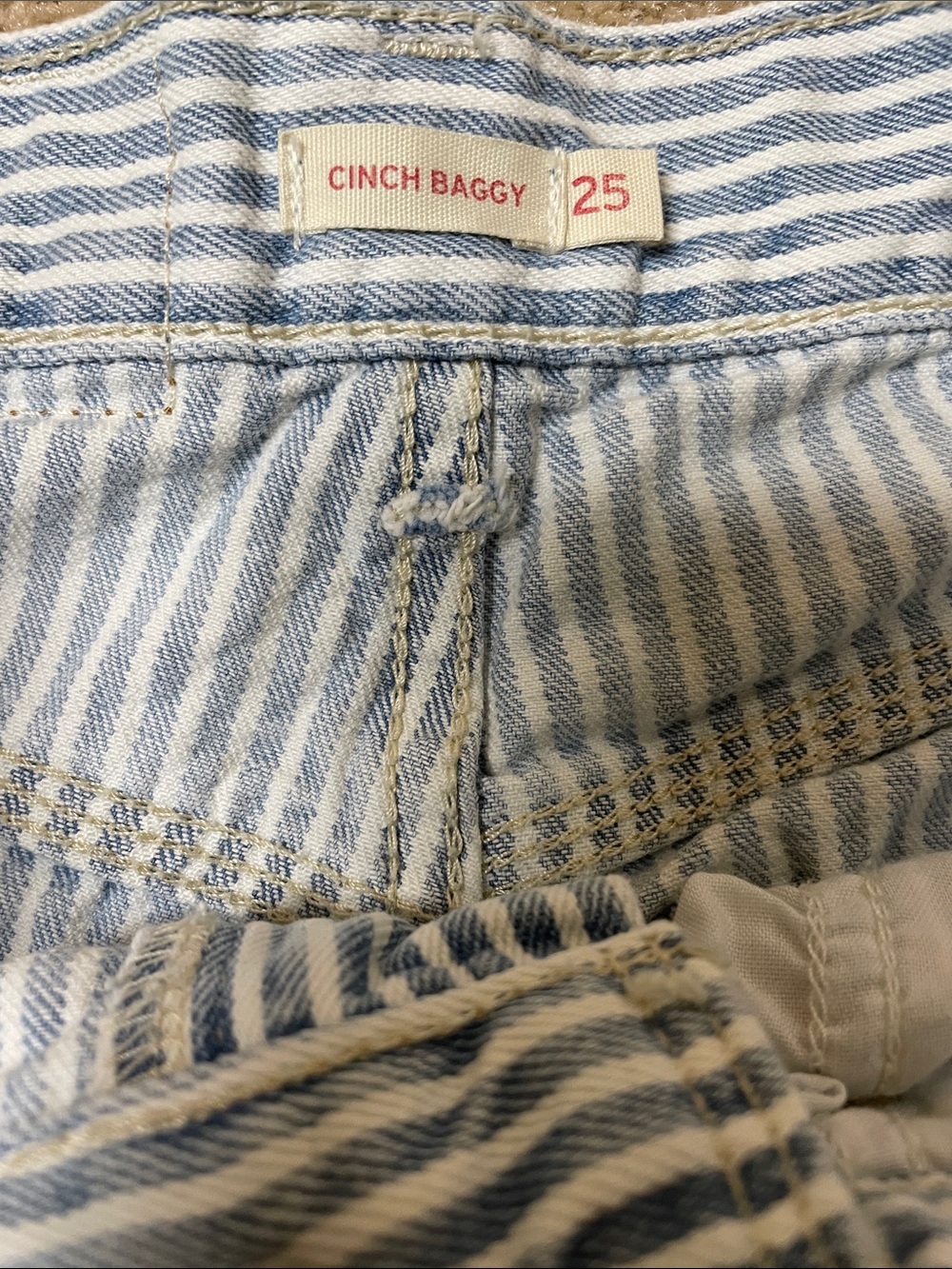 Levi's Cinch Baggy Women's Carpenter Jeans - Size 25 - Picture 3 of 12
